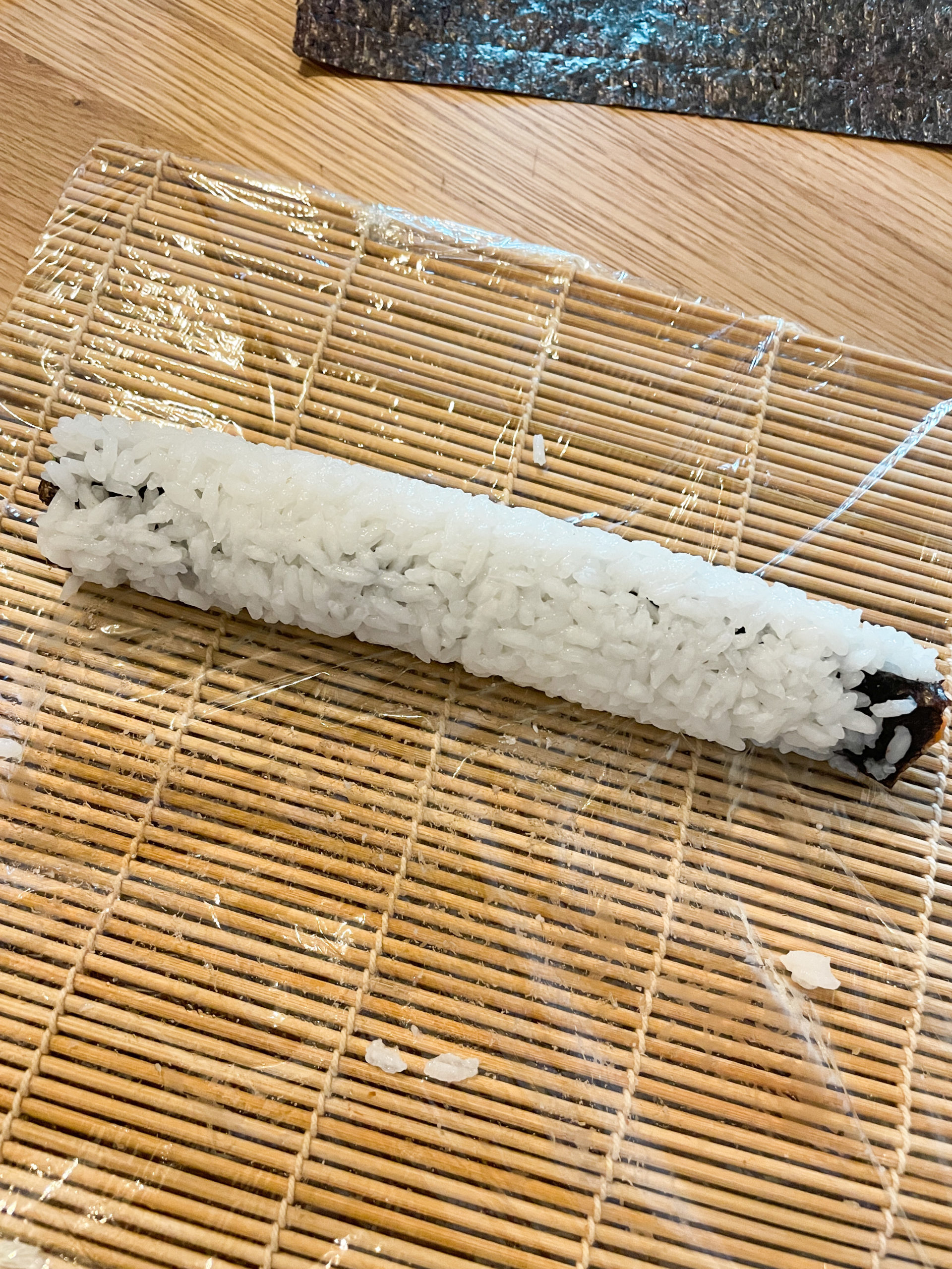 step by step instruction for rolling sushi