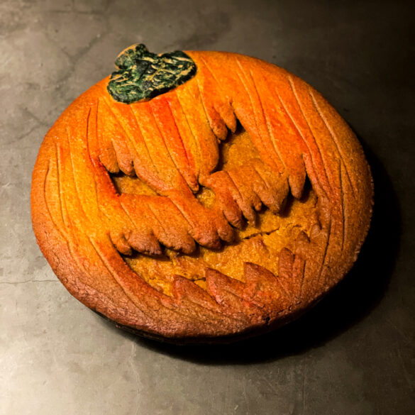 Kürbis-Gesicht zu Halloween - by travel and free